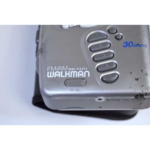 Sony Walkman WM-FX271 Digital Tuning AM/FM Radio & Cassette Player w/ Case READ - Picture 6 of 11